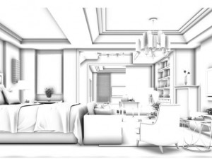 beautifully stylish and luxurious bedrooms 01 3D Model