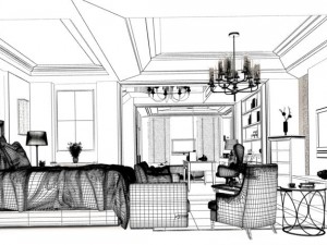 beautifully stylish and luxurious bedrooms 01 3D Model