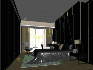beautifully stylish and luxurious bedrooms 03 3D Model