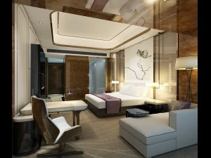 Hotelzimmer -9407 3D Modell