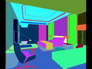 hotel room -9407 3D-Modell