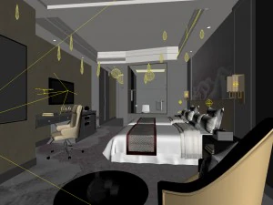 hotel room -9408 3D Model