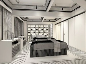 hotel room -9410 3D Model