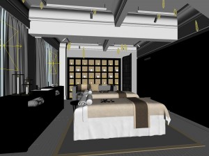 hotel room -9410 3D Model
