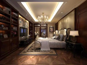 вітальня - американський стиль-9410 3D Модель