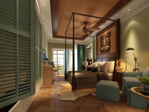bedroom - southeast asian style -9401 3D मॉडल