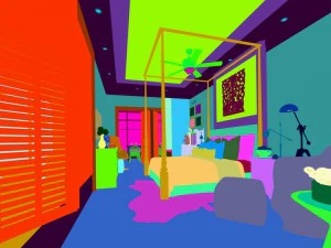 bedroom - southeast asian style -9401 3D Model