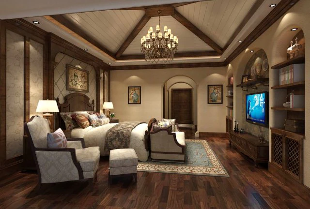 bedroom - american style -9401 3D Model .c4d .max .obj .3ds .fbx .stl .blend