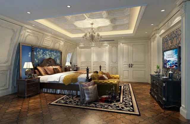bedroom - american style -9406 3D Model .c4d .max .obj .3ds .fbx .stl .blend 