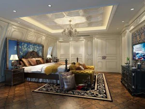 Schlafzimmer - amerikanischer Stil -9406 3D Modell