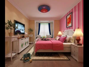 dormitorio - estilo americano -9408 Modelo 3D