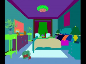 bedroom - american style -9408 3D 模型