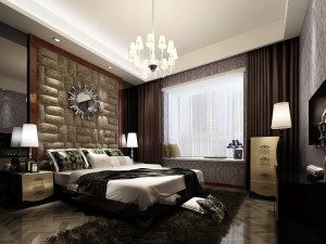 bedroom - american style -9410 3D Model