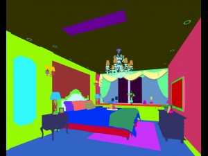 bedroom - european style -9401 Model 3D