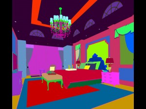 bedroom - european style -9409 3D 모델