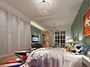 침실 - 유럽 스타일 -9413 3D 모델