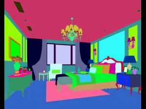 bedroom - european style -9416 3D Model