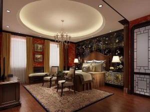 yatak odası - avrupa tarzı-9419 3D Model