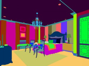 bedroom - european style-9419 Modèle 3D