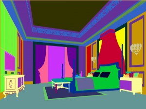 bedroom - european style-9420 Model 3D