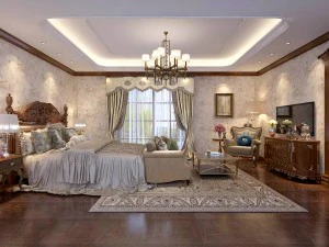 bedroom - european style-9421 3D Model