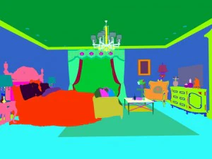bedroom - european style-9421 3D Model