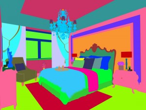bedroom - european style-9427 3D Model