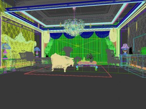 bedroom - european style-9431 3D 模型