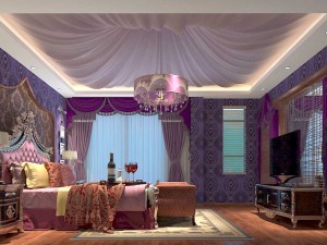bedroom - european style-9432 3D Model