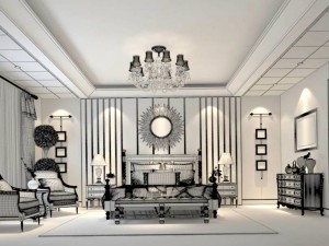 bedroom - european style-9434 3D Модель