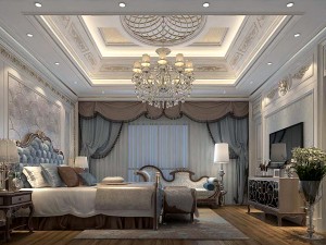 bedroom - european style-9435 Model 3D