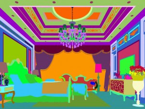 bedroom - european style-9435 Model 3D