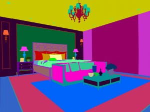 bedroom - european style-9436 3D Model