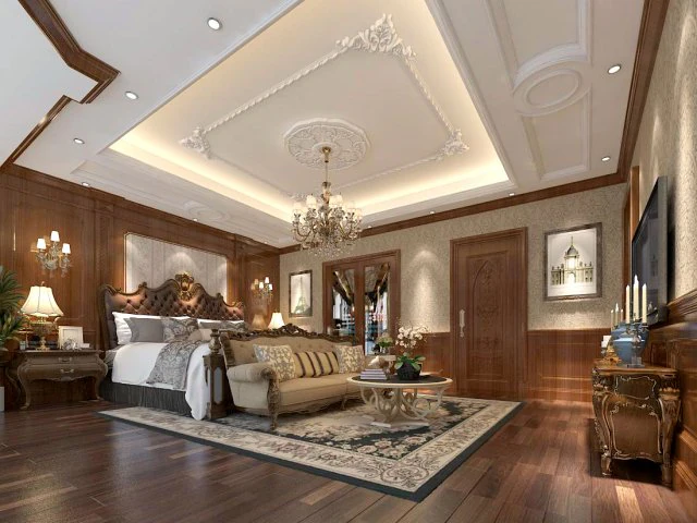 bedroom - european style -9439 3D Model .c4d .max .obj .3ds .fbx .stl .blend