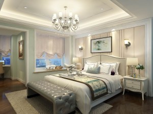 bedroom - european style -9441 3D Model