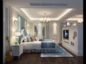 bedroom - european style -9442 3Dモデル