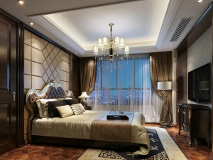 bedroom - european style -9443 3D Model