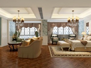 bedroom - european style -9445 3D 모델