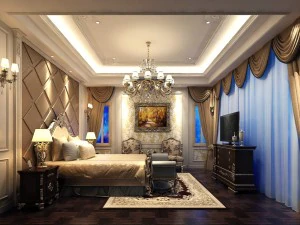 bedroom - european style -9449 3D Model
