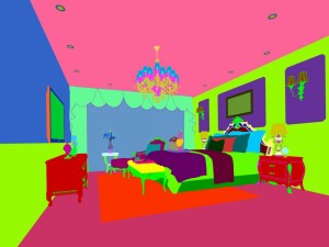 bedroom - european style -9453 3D 모델