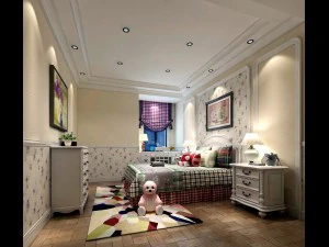 bedroom - pastoral style -9401 3D Model