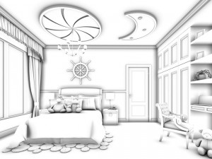 bedroom - modern style -9403 3D Model