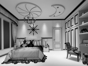 bedroom - modern style -9403 3D Model