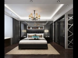 camera da letto - stile moderno -9404 Modello 3D