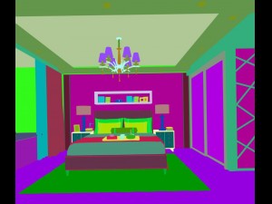 bedroom - modern style -9404 Modèle 3D