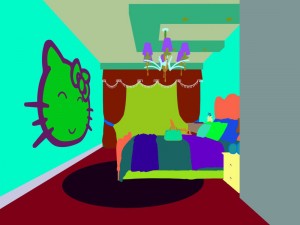 bedroom - modern style -9404 Modèle 3D