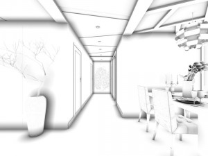 bedroom - modern style -9404 Modèle 3D