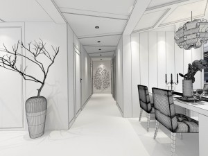 bedroom - modern style -9404 Modèle 3D