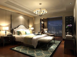 bedroom - modern style -9407 3D Модель