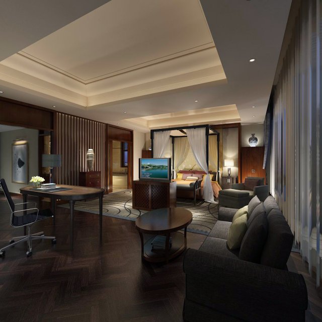 bedroom - modern style -9409 Modelo 3D .c4d .max .obj .3ds .fbx .stl .blend 